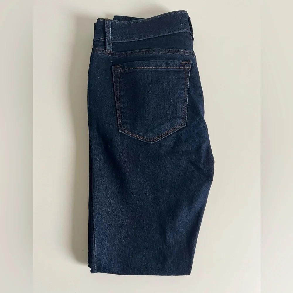 2 Ann Taylor Loft Modern Skinny Jeans Denim Dark Wash EUC Blue excellent - Picture 2 of 4